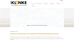 Desktop Screenshot of julius-klinke.de